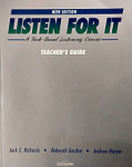 Listen for It A Task-Based Listening Course Teacher's Guide